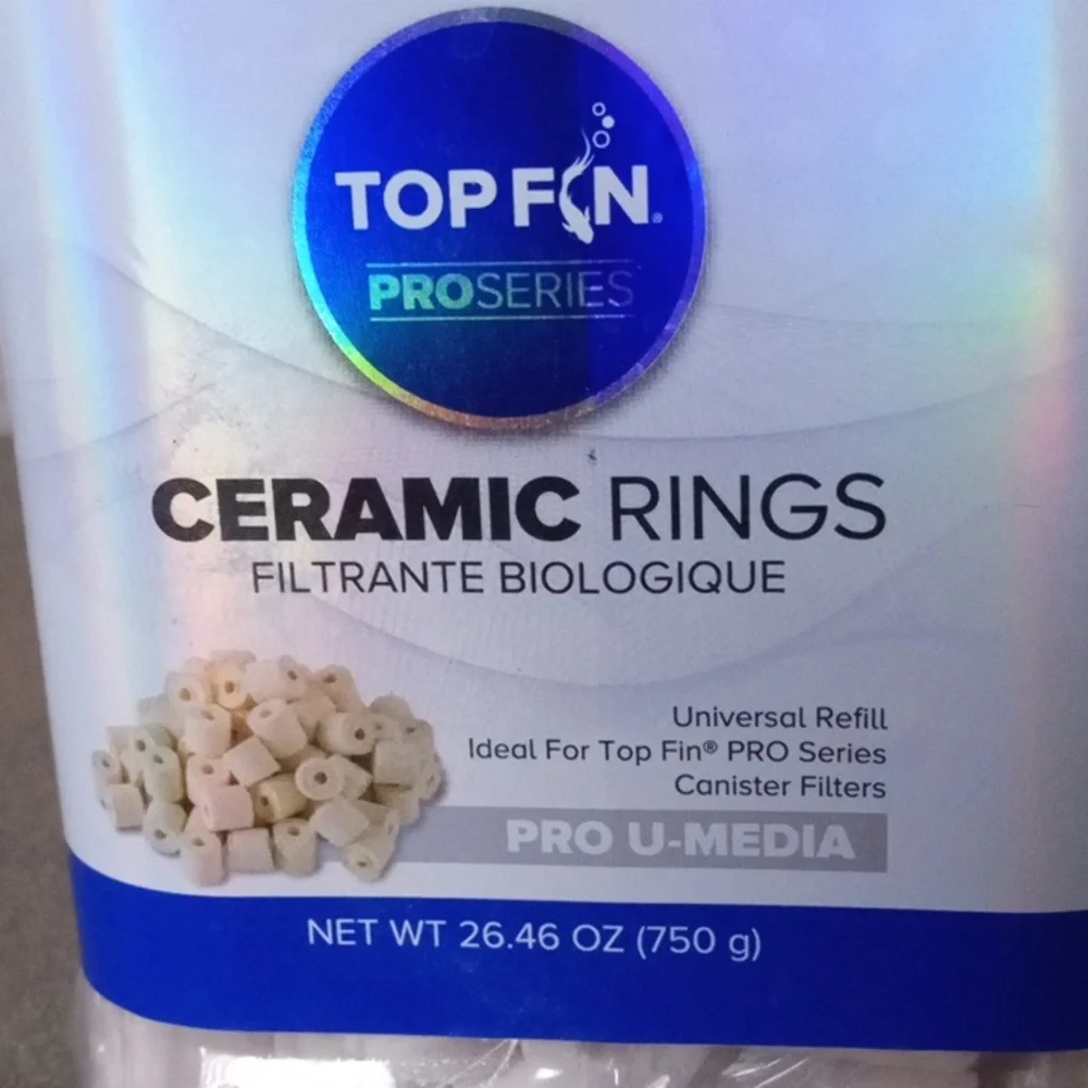 New! TOP FIN Ceramic Rings Filtrate - For Pro Series Canister Filters